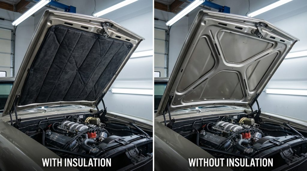 découvrez les risques et les conséquences de rouler sans isolant sous le capot : est-ce un danger pour votre véhicule ou simplement une source de nuisance sonore ?