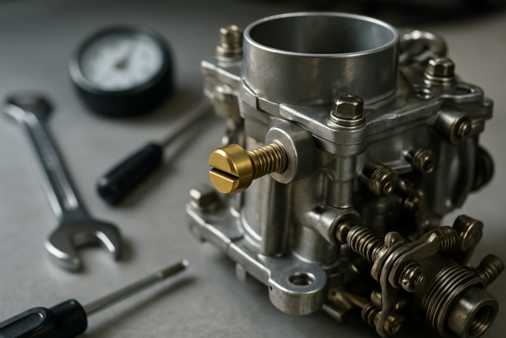 découvrez comment choisir et régler la vis de richesse de votre carburateur pour optimiser les performances de votre moteur et améliorer son efficacité.