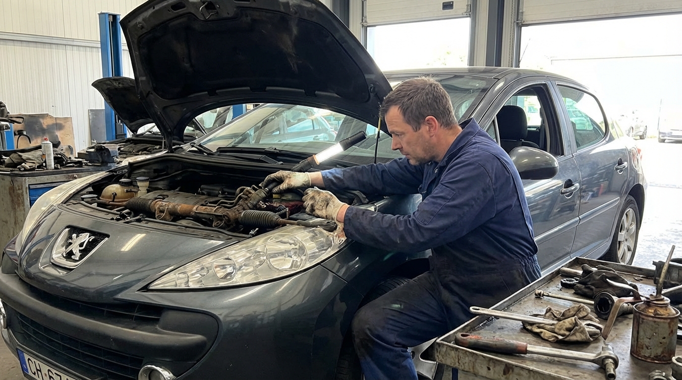 découvrez comment diagnostiquer une direction assistée hs sur peugeot 207 sans utiliser de valise de diagnostic, avec des astuces simples et efficaces.